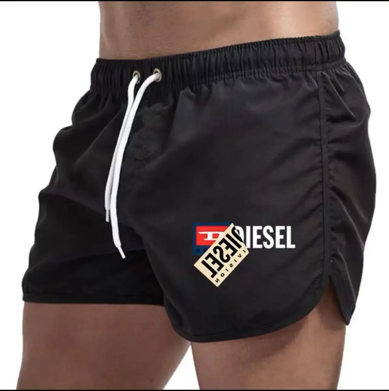 

2024 Hot New Summer Men's Swimming Shorts Sports Fitness Running Shorts Men's Beach Shorts Quick Dry Fashion Comfortable