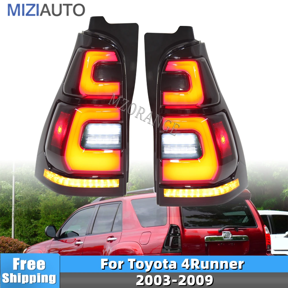 

1pair Rear Tail Lights LED For Toyota 4Runner 2003 2004 2005 2006 2007 2008 2009 Car Accessories Brake Turn Signal Lamp