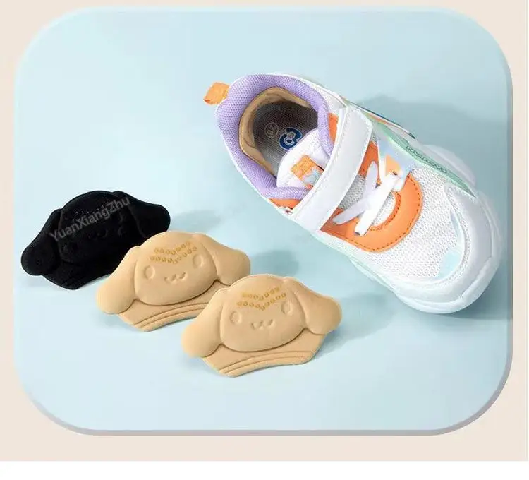 Neue Komfort Heels Aufkleber Pflege Einsätze Schuh pads Sneaker Kinder Einlegesohlen rutsch feste Füße Fersen schutz Kind Größe anpassen Kissen – Detail 13
