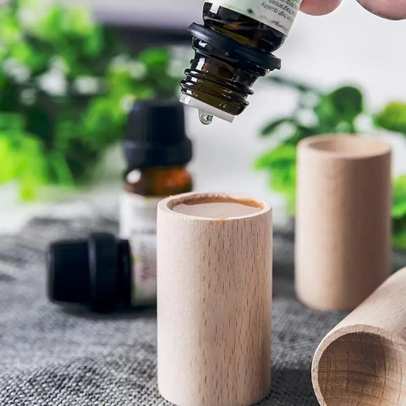 Essential Oil Diffuser Wooden Room Fragrance Stress Relief Refreshing Air Home Incense Sleep Refreshing Sleep Aid Tools home fragrance products aroma oil diffuser