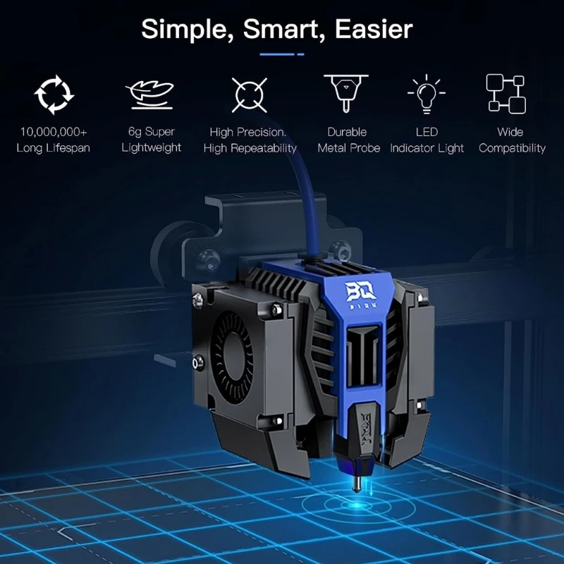 Фото MicroProbe датчик для автоматического выравнивания кровати Kit для 3D принтера Ender3 BIQU B1 для SKR Mini E3V3.0 SKRV1.4Turbo, панель управления, Прямая поставка №5