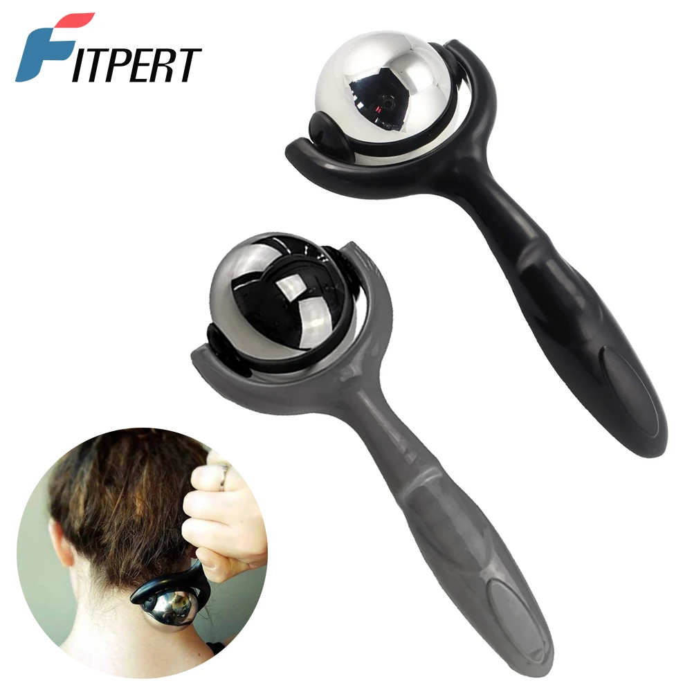 Roller Massage Ball - Ergonomic Handle Cold Warm Compression Temperature Keeper Stainless Steel Muscle Pain Relief Neck Shoulder spoke load cell 30t 500talloy steel wheel donut type compression tension 200kg force sensor weighing scale for tank