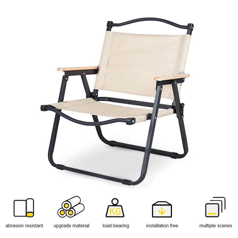 Description Picture 4 of itemOutdoor Camping Kermit Chair Portable Folding Chair Fishing Stool Leisure Chair for Barbecue Garden Picnic Beach BBQ