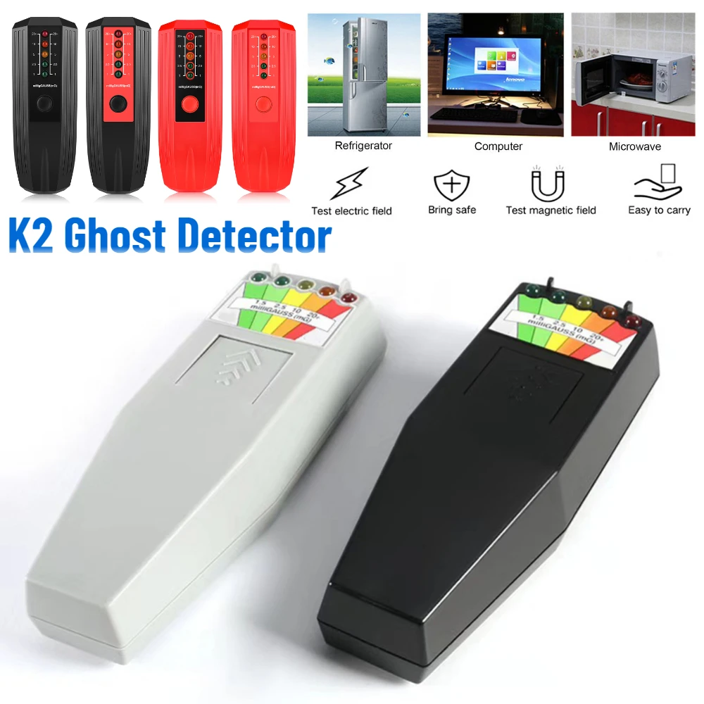 K2 Ghost Detector Digital Electromagnetic Field Radiation Tester 5 LED  Gauss Meter EMF Meter for Ghost Hunting Equipment - AliExpress