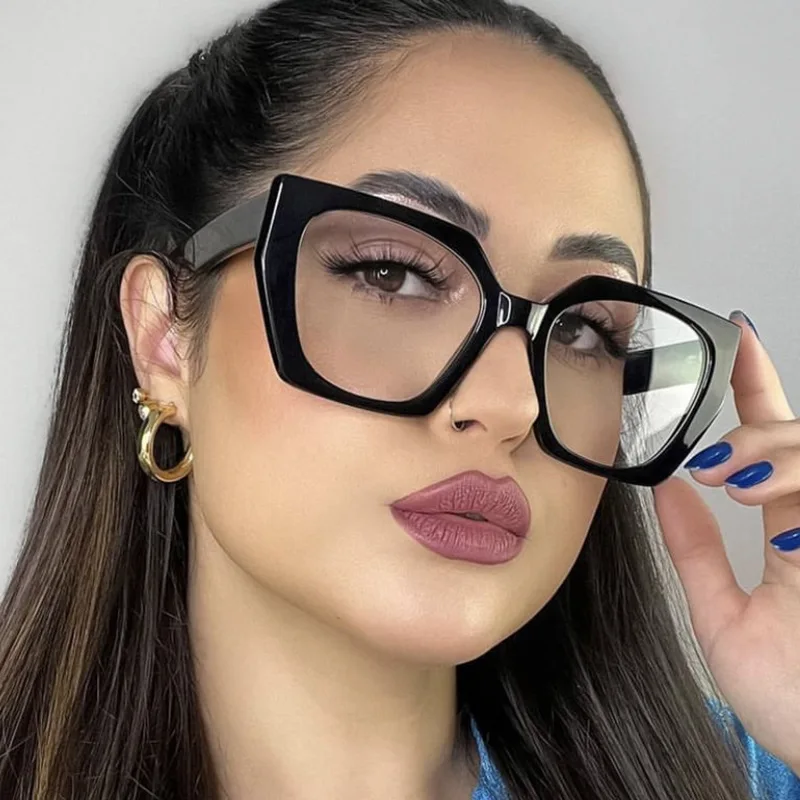 Eyeglasses Frames Cat Eye Optical Eyeglasses Frames For Women Anti Blue Light