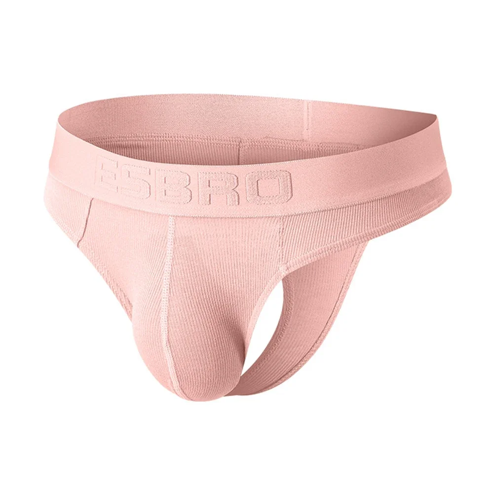 

Men T Back Thongs Peni Bulge Big Pouch Panties Low Waist Underwear Soft Briefs Solid Male Confort Lingerie Breathable