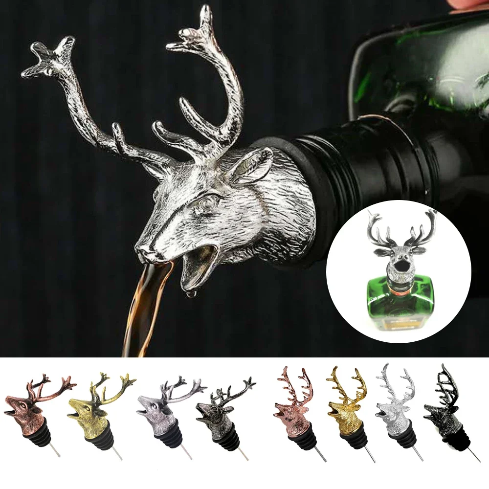 Dispenser for Wine Deer Champagne Vacuum Seal Wedding Kitchen Tools Bar Accessories Beverage Corks Home Brewing & Wine Making