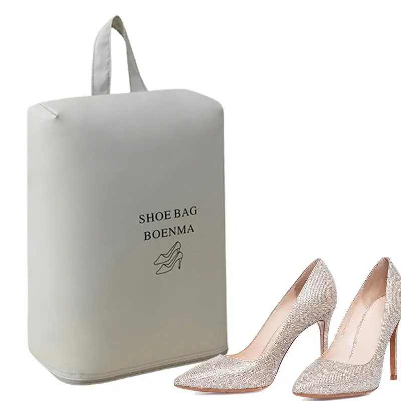 

Органайзер для обуви, сумка для обуви, органайзер для прогулочных ботинок, пыленепроницаемый органайзер для хранения обуви с молнией для тапочек, спортивная обувь высокой