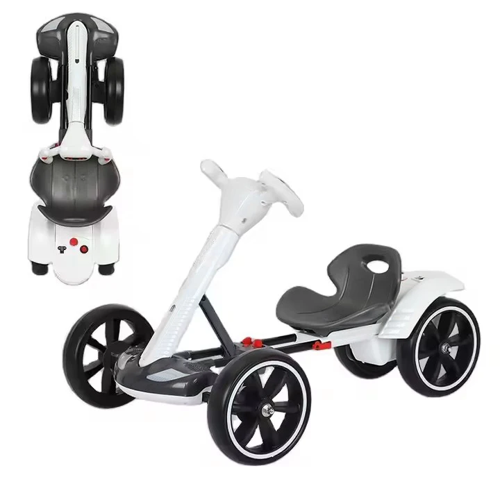 Children's Kart Electric Four-wheeler Can Be Folded with a Key Early Education