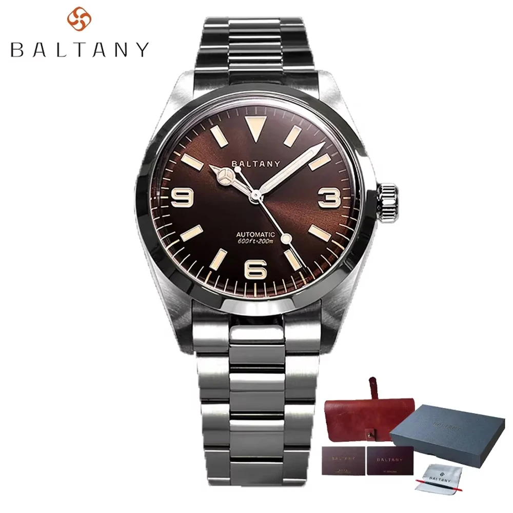 バルタニーオートマチックエクスプローラーオマージュブラウンダイヤル