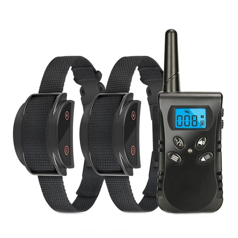 

Водонепроницаемый перезаряжаемый ошейник для дрессировки домашних животных с дистанционным управлением