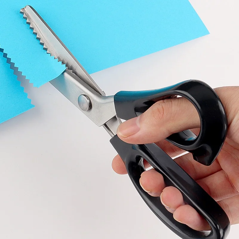 Forbici Da Sarto Seghettate - Cesoie Per Taglio Zig-zag, Perfette Per Cucito, Crafting E Tessuti - Foto 2