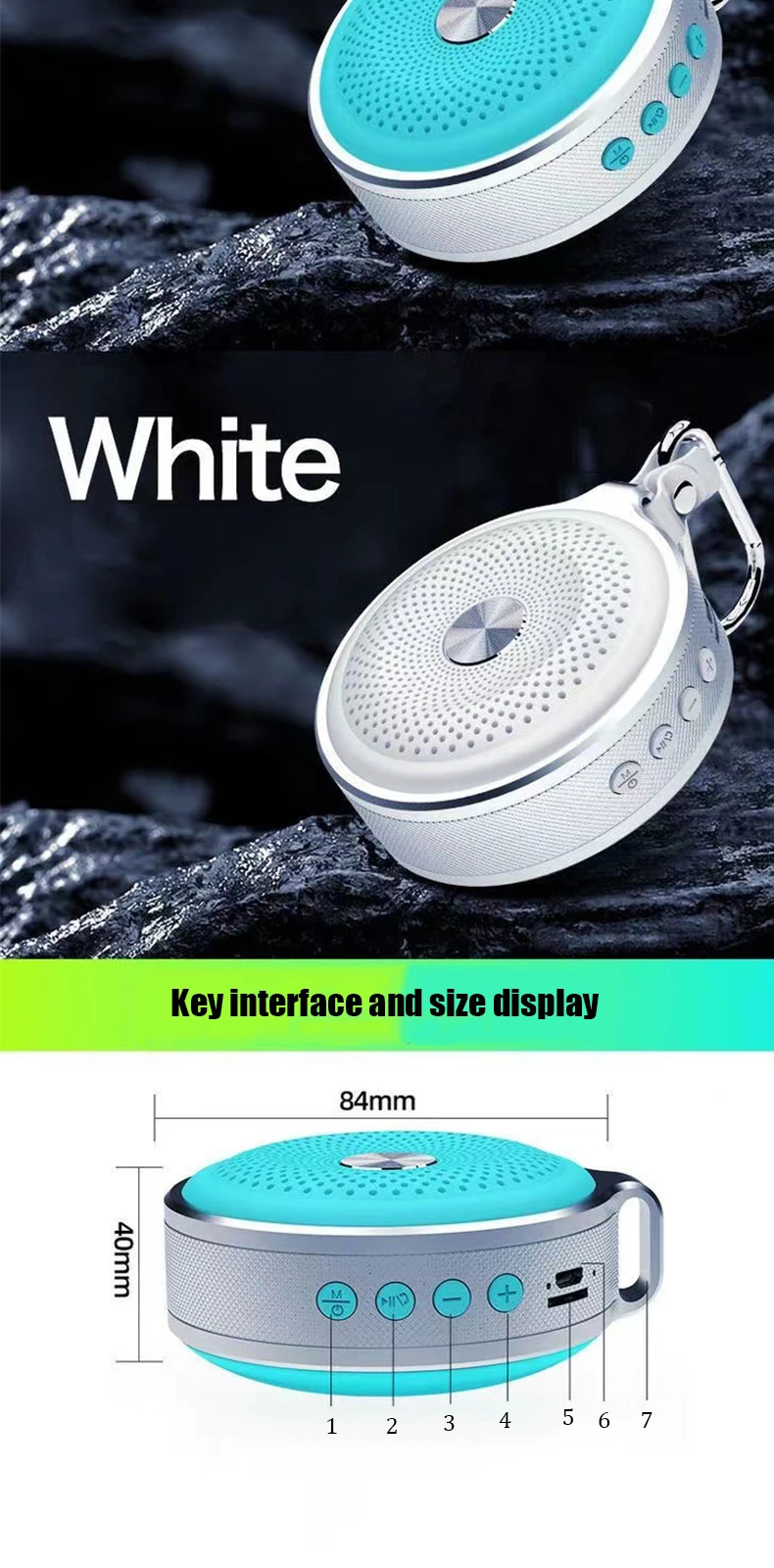 Mini-Bluetooth-Lautsprecher Outdoor-Hifi-Subwoofer Tragbare Freis Prec Heinrich Tung Musik Sound Box Tf-Karte Mp3-Player Computer Lautsprecher Sa1104A74E93C4D7F958067225512950Ea