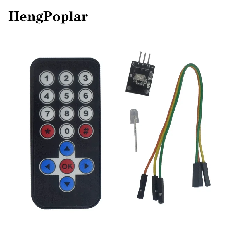 5 Pezzi 1Set Modulo Telecomando A Infrarossi Modulo Ricevitore Ir Wireless Kit Fai Da Te Hx1838 Per Arduino Raspberry Pi