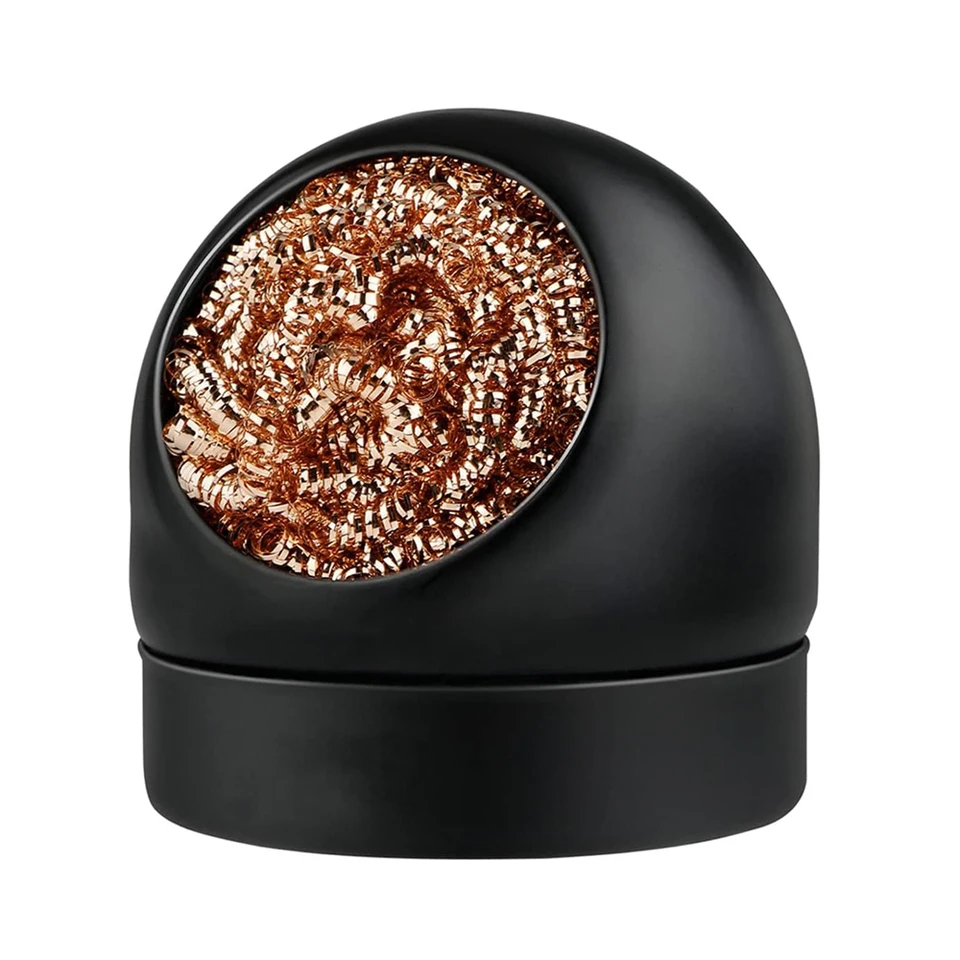 Soldering Tip Cleaner Soldering Iron Tip Cleaner Brass Tip Cleaner Kit And 6PCS Brass Ball Wire-Type With 1PC Ball Shell Holder For Cleaning Solder