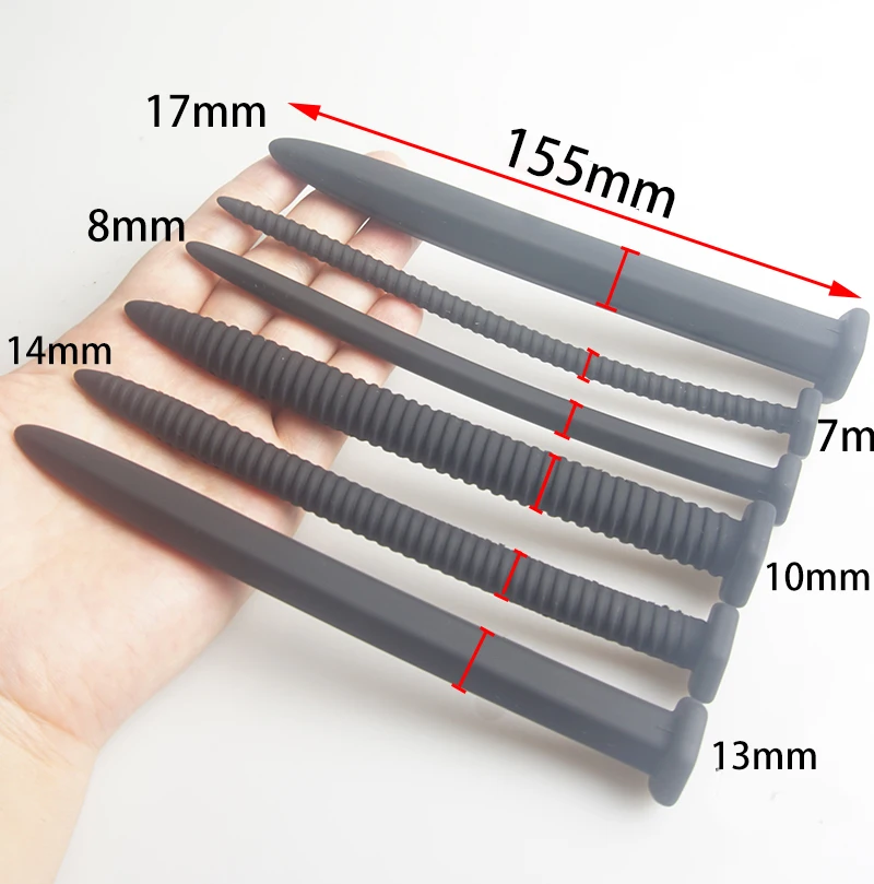 Penis Plug Silicone Urethral Sound Dilation Catheter Dilator Urethra Uretra Sounding Urethal Inserts Men Male Masturbation urethral dilator silicone urethral dilator