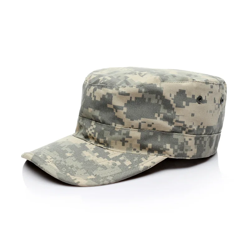Tactical Unisex Flat Top Hat Outdoor Sports Sunscreen Breathable Fishing Mountain Climbing