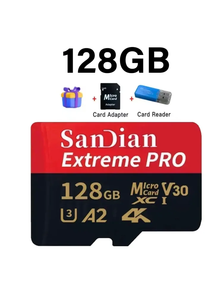 ตัวเลือกสินค้า การ์ดหน่วยความจำกันน้ำ ความจุ 512GB ความเร็วสูง Class 10 U3 V30