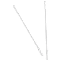 2Pcs Aluminum Alloy Curtain Pull Rods Replacement Blinds Blackout Tilt Drapery Parts Storage Hooks Easy Sturdy Smooth 2