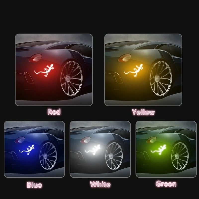 Reflective Gecko Safety Stickers 5