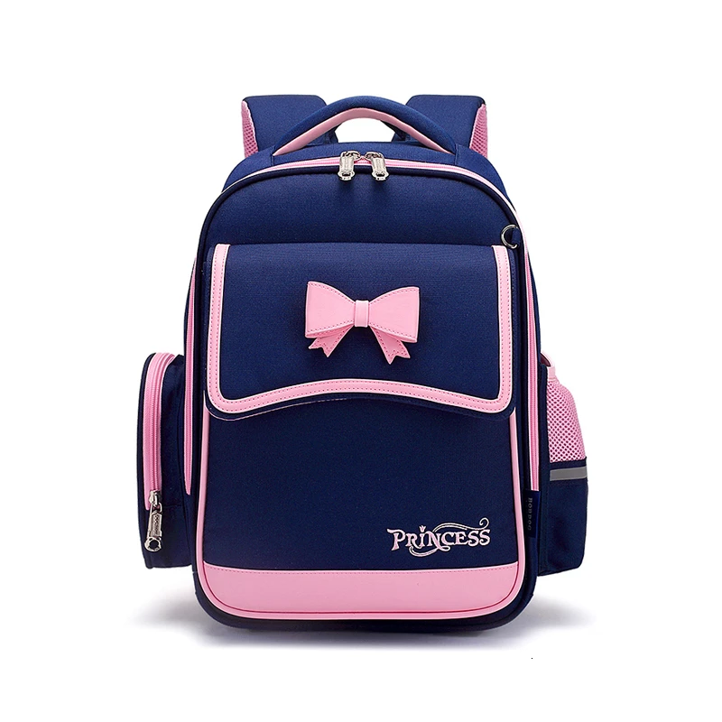 Mochila para niña escuela primaria, bolso escolar impermeable de tela Oxford, rosa, bonito lazo|Mochilas escolares| - AliExpress