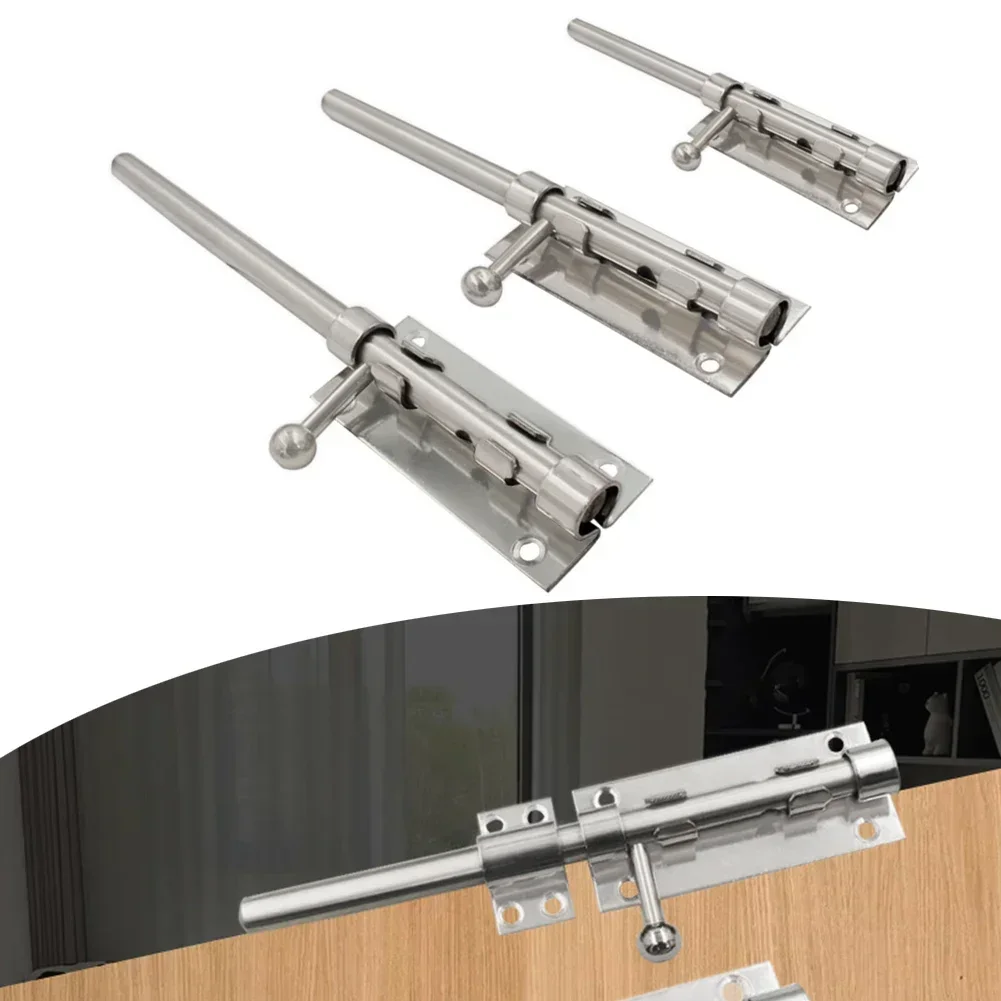 Door Bolt Lock Stainless Steel Door Bolt Latch For Home Hardware Bathroom Toilet Shed Gate Safety Window Catch Lock door latch door lock cylinder