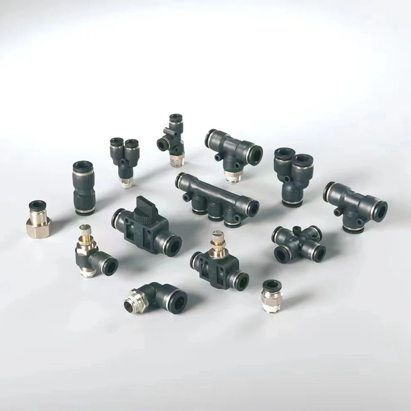 10 Pezzi Raccordi Pneumatici Connettore Tubo Aria Rapida Tubo Dell'Acqua Spingere Nel Tubo Flessibile Attacco Rapido Pu Pe Py Pv Pk Pza 4 6 8 10 12 14