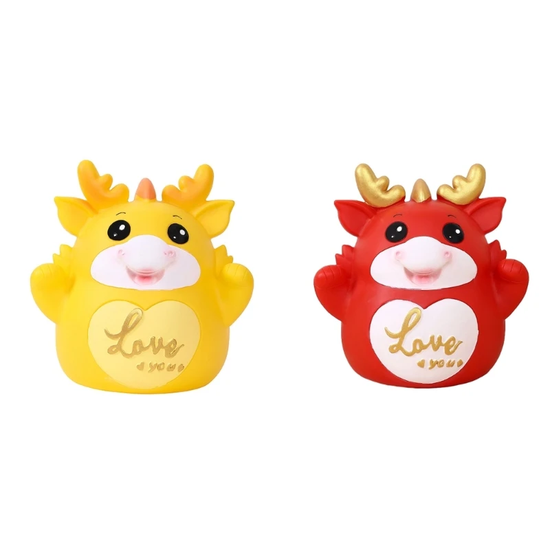 

Уникальный контейнер для сбережений в виде копилки с изображением дракона Контейнер для экономии денег