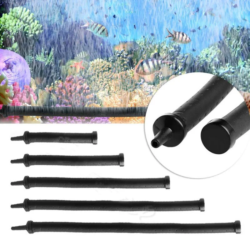 Aquarium Air Stone Bubble Wall Soft Tubing Oxygen Diffuser