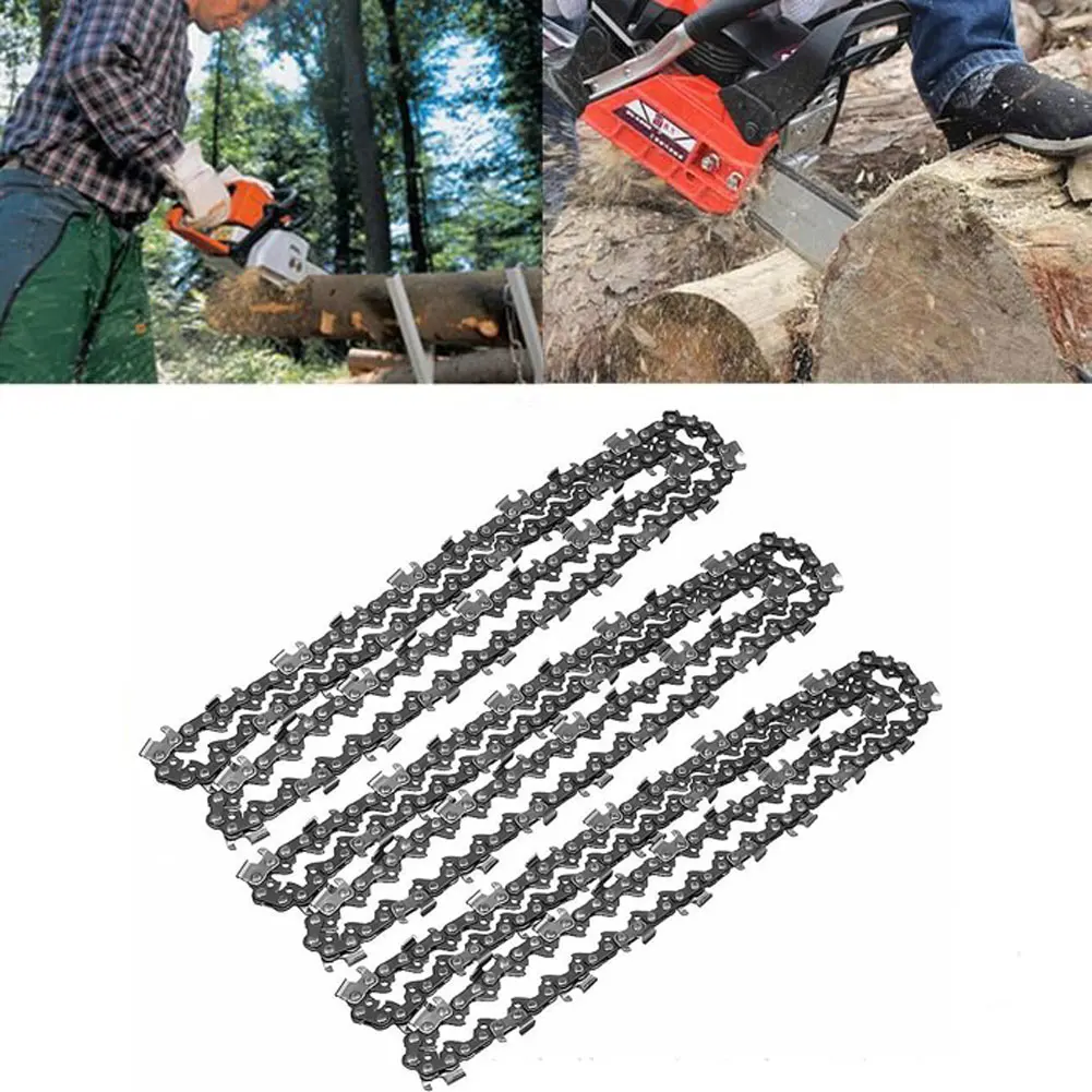 Chainsaw Chain 2/3pcs 12/14/16/18/20In-.325 Metal 45/52/56/72/76 Drive Electric Saw Accessory Replacement for Chainsaw