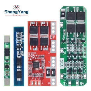 TZT 1S 2S 3S 4S 3A 20A 30A Li-ion Lithium Battery 18650 Charger PCB BMS Protection Board For Drill Motor Lipo Cell Module