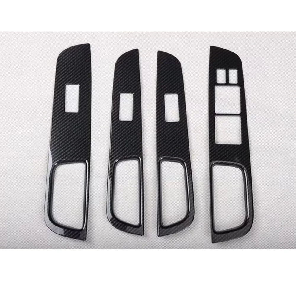 🖤 Cubiertas Negras Piano Para Interruptores De Ventanas En Tesla Model Y Y Model 3 (6 Piezas) – Estilo Premium