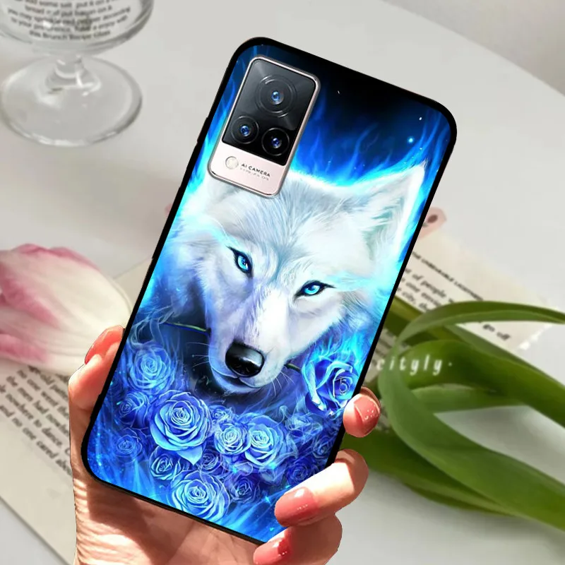 Soft Silicone Phone TPU Coque Cover for Vivo V21 Series - Protective s Shell
