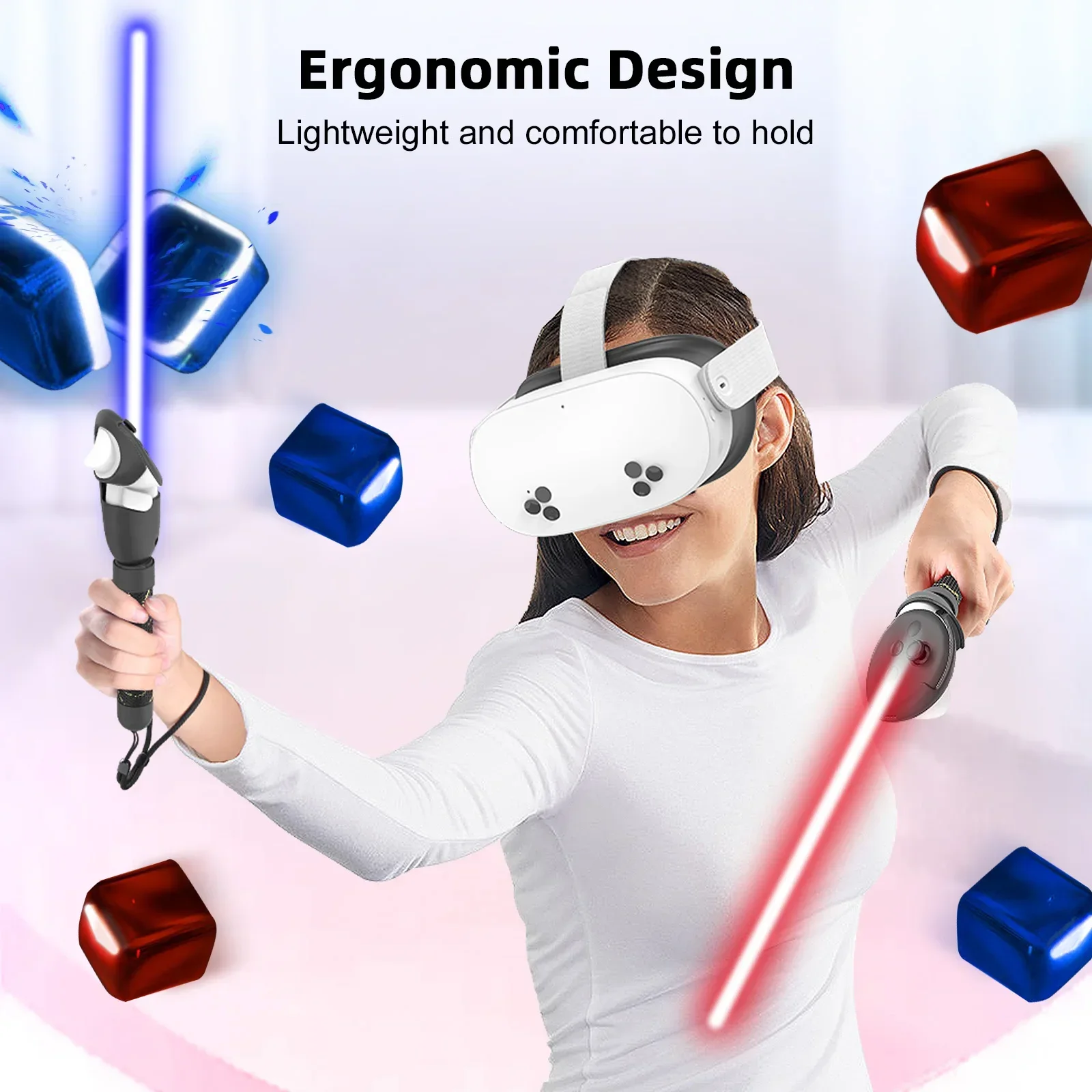 Accessoire de contrôleur Meta Quest 3S, contrôleur de jeu VR, Beat