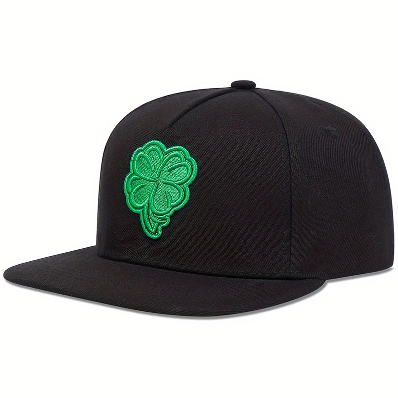 Baseball Caps Unisex Clover Embroidery Hip-hop Spring Autumn Outdoor Adjustable Casual Sunscreen