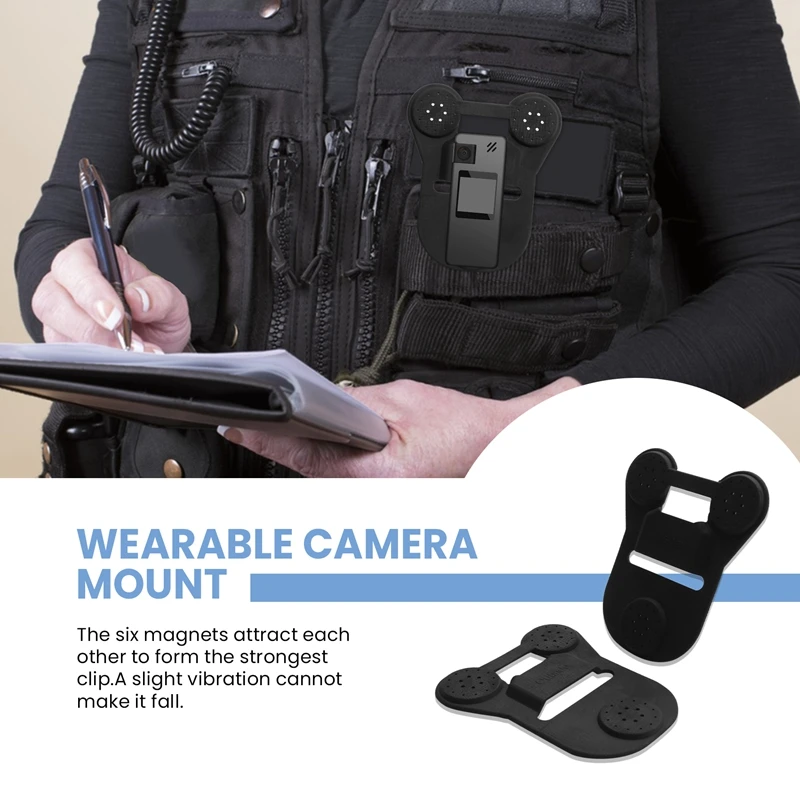Corpo Wearable Câmera Magnetic Mount Holder Universal Law Cams Todas as Marcas - Image 4