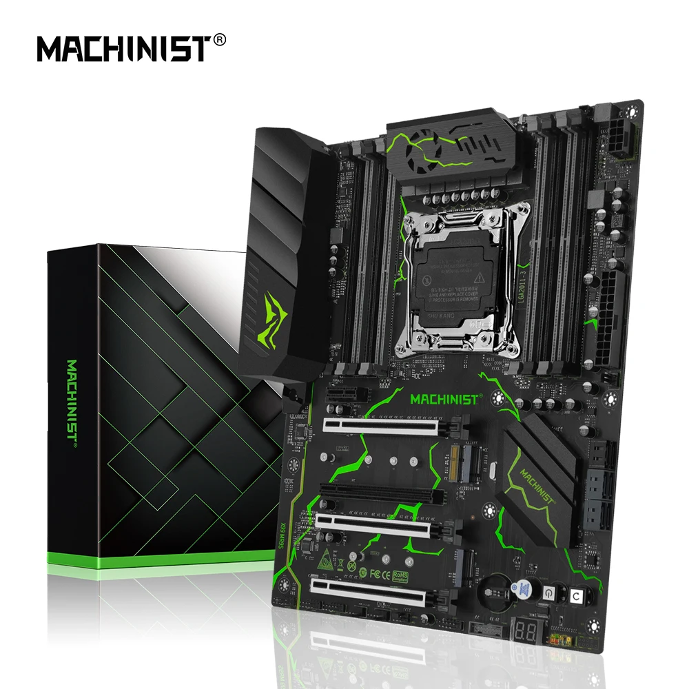 MACHINIST MR9S X99 Motherboard LGA 2011-3 Supports Intel Xeon E5 full range of CPU DDR4 RAM memory NVME M.2 USB3.0 ATX Server