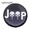 1/10 Leather Spare Tire Cover Fits 1.9 Inch 110-120mm Wheels for RC Tracked TRX4 TRX6 D90 Axial SCX10 RC Car Accessories 2
