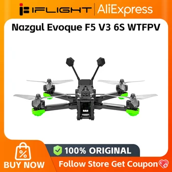 IFlight Nazgul Evoque F5 V3 6S WTFPV per Drone FAI DA TE DC /X Doppia Geometria Commutazione Flessibile 190 km/h Velocità Massima FPV Drone