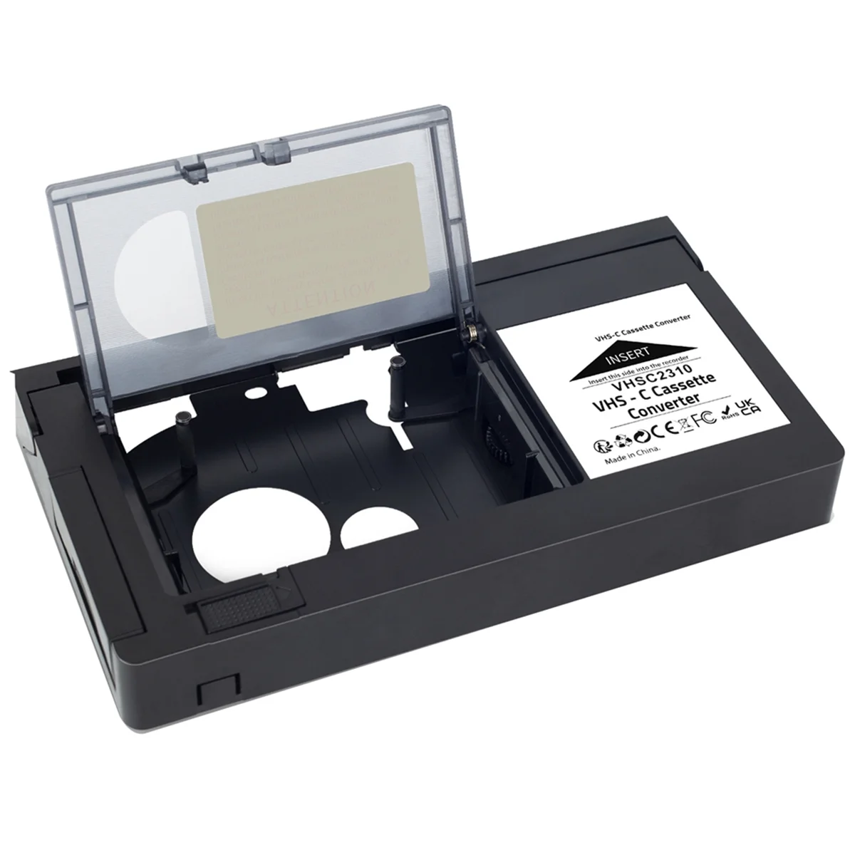 VHS-C Cassette Converter for JVC for RCA Panasonic VHS to VHSC SVHS-C Cassette Adapter Not 8mm/MiniDV/Hi8 ZZM