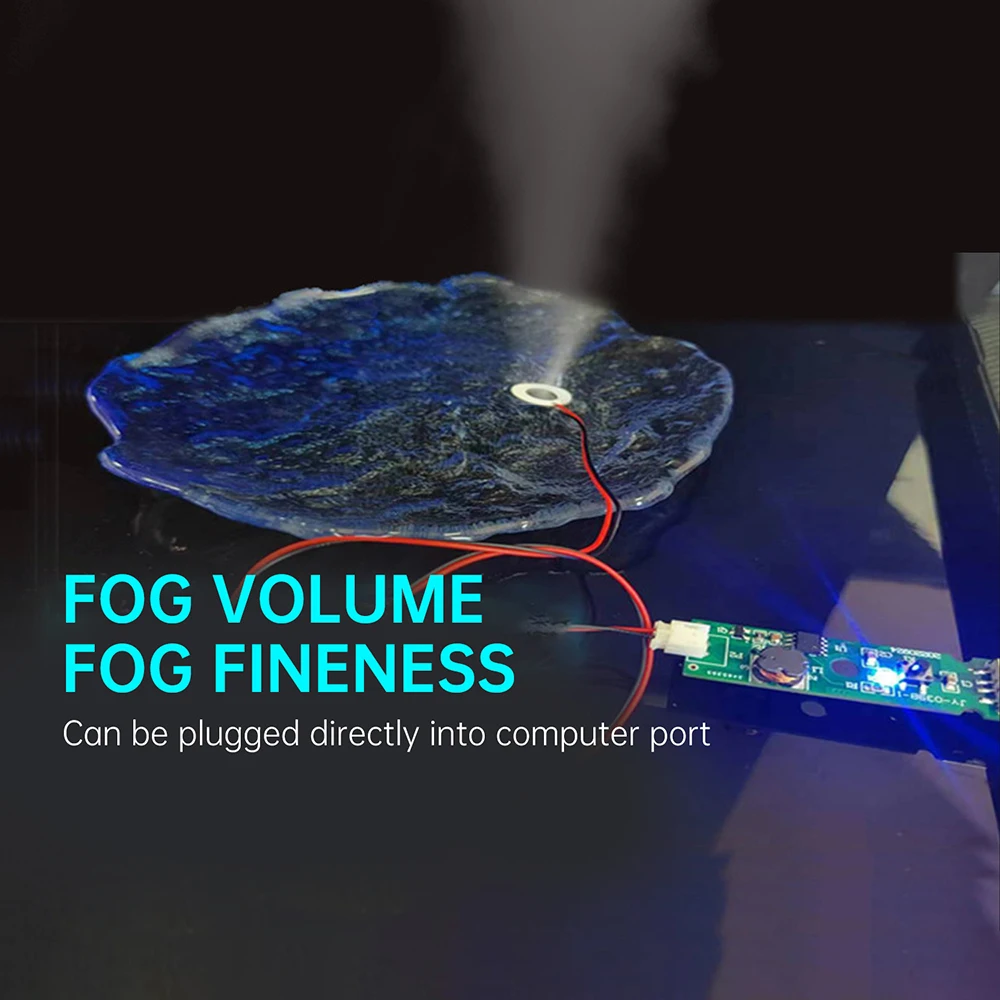 Ultrasonic Atomizing Humidifier DIY Kit - Mist Maker with Rubber Gasket