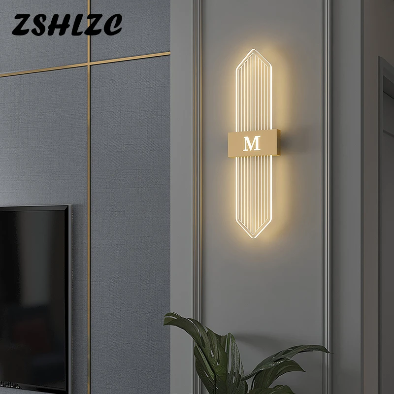 

Modern LED Wall Lamps For Living Room Bedroom Bedside Sconce Wall Light Corridor Aisle Porch Lights Luminaria Lighting Fixtures