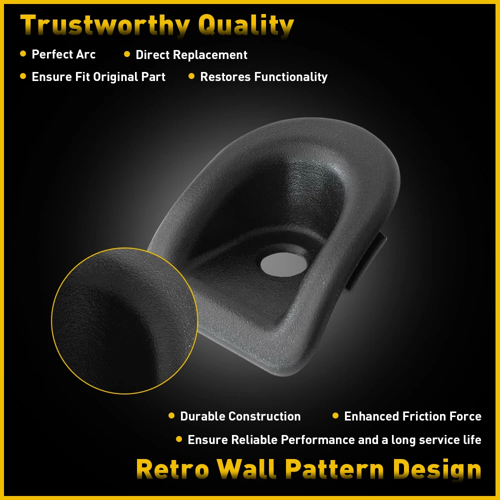 car door lock cover 2Pcs Black Left Right Door Panel Lock Grommets Covers For Ford Mustang 2005-2010 2011 2012 2013 2014 Replacement Accessories