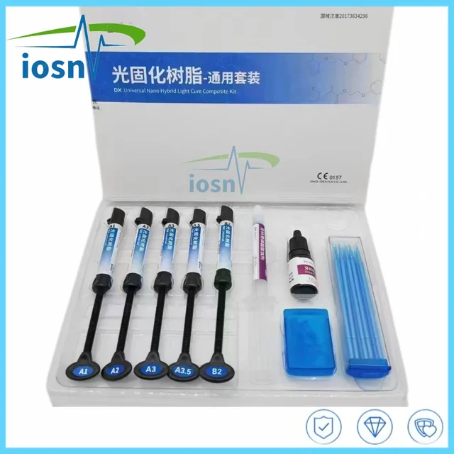 Dental Restoration Syringe Universal Shade Dentistry Enamel Materi Resin Flowable Composite Resindental Filling Composite