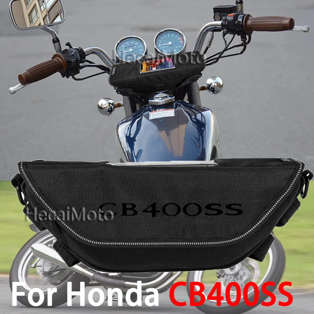 

Motorcycle accessory Waterproof And Dustproof For Honda CB400 SS Modified CB400SS Custom Handlebar Storage Bag navigation bag