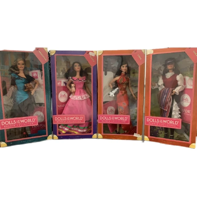Original Barbie Dolls of The World Series Travel Around Limited Collection  Toys for Girls Barbie Collector