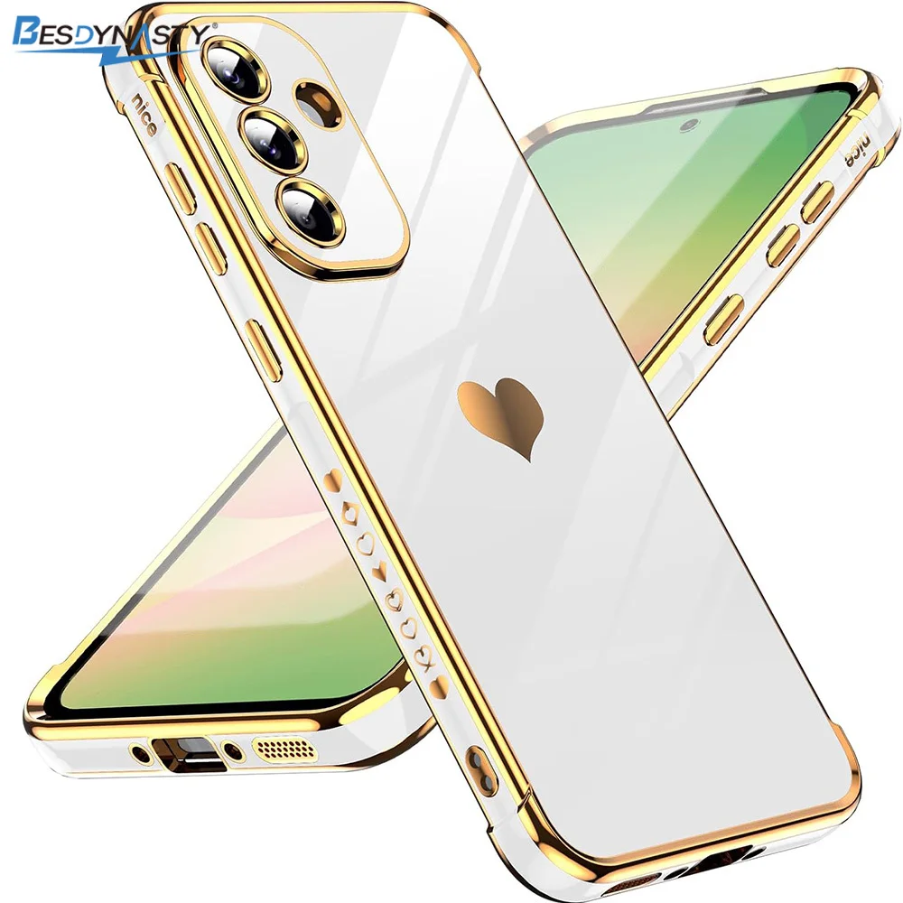 Luxury Plating Silicone Soft Case - Glitter Love Candy Color Glossy Finish