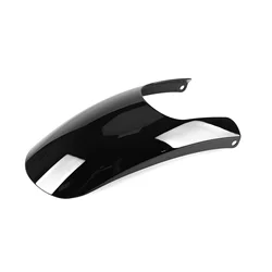 Enhanced Motorcycle ABS Front Mudguard Fender Rear Extender Extension (Black)