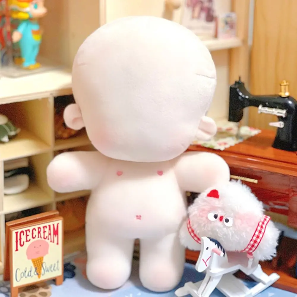 20Cm Playing House Change Dressing Game Diy Ibold Doll Ricamo O Corpo Di Bambole Di Pezza In Cotone Bianco