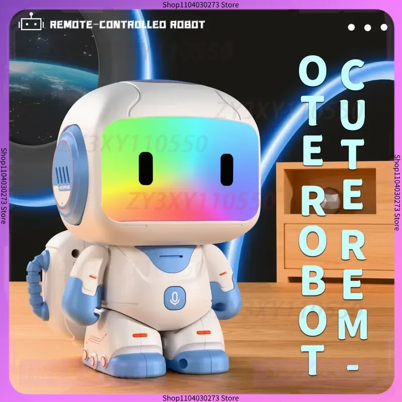 Mobot 스마트 로봇 원격 제어 터치 유도 녹음 다기능 프로그래밍 가능 음악 댄스 Led 조명 취미 장난감 실내
